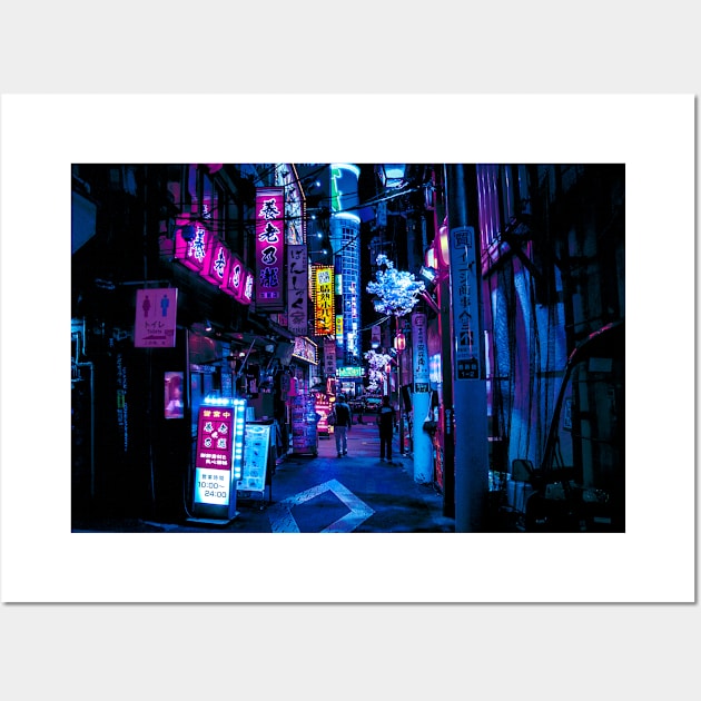 Tokyo's Bladerunner Vibes Wall Art by HimanshiShah